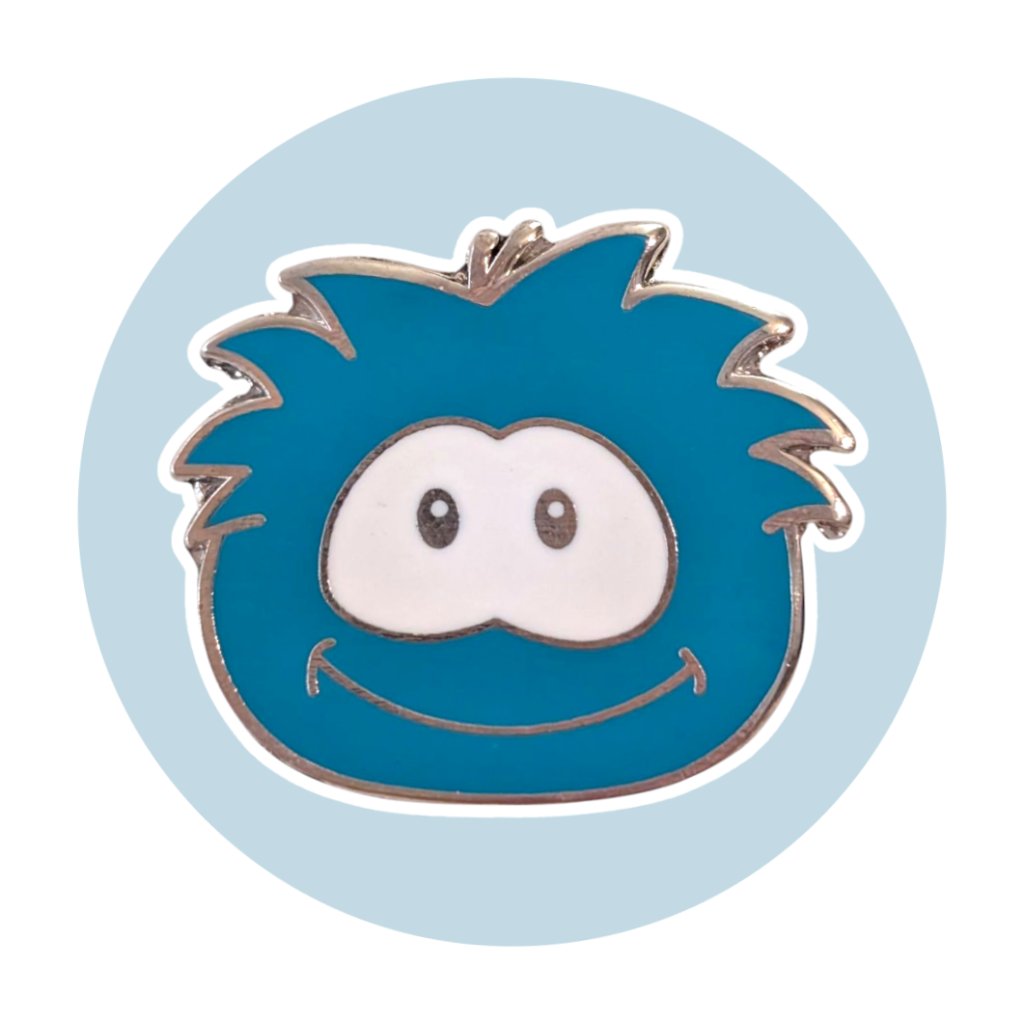 Club Penguin Disney Pin Blue Puffle
